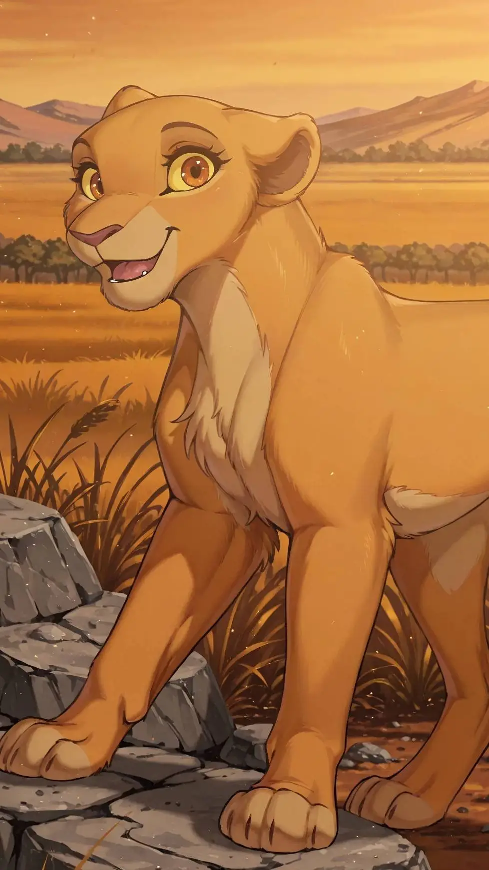 ai character: Kiara background