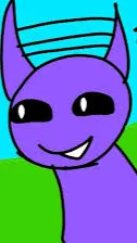 ai character: Durple sprunked 3 background