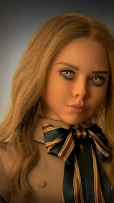 ai character: M3GAN￼￼ background