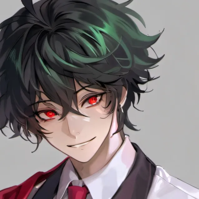 chat with ai character: hijo de evil deku