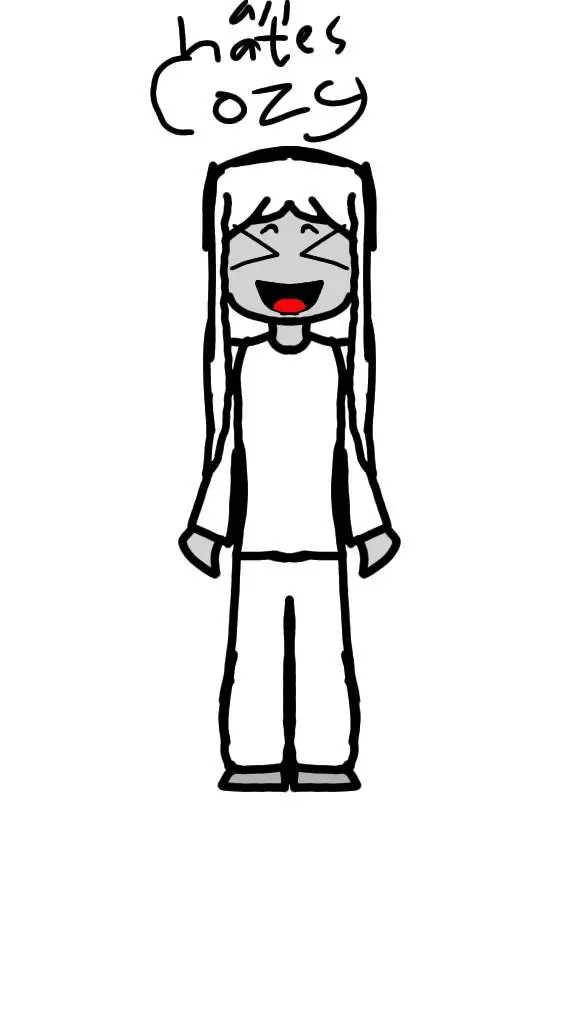 ai character: Cozy hates all background