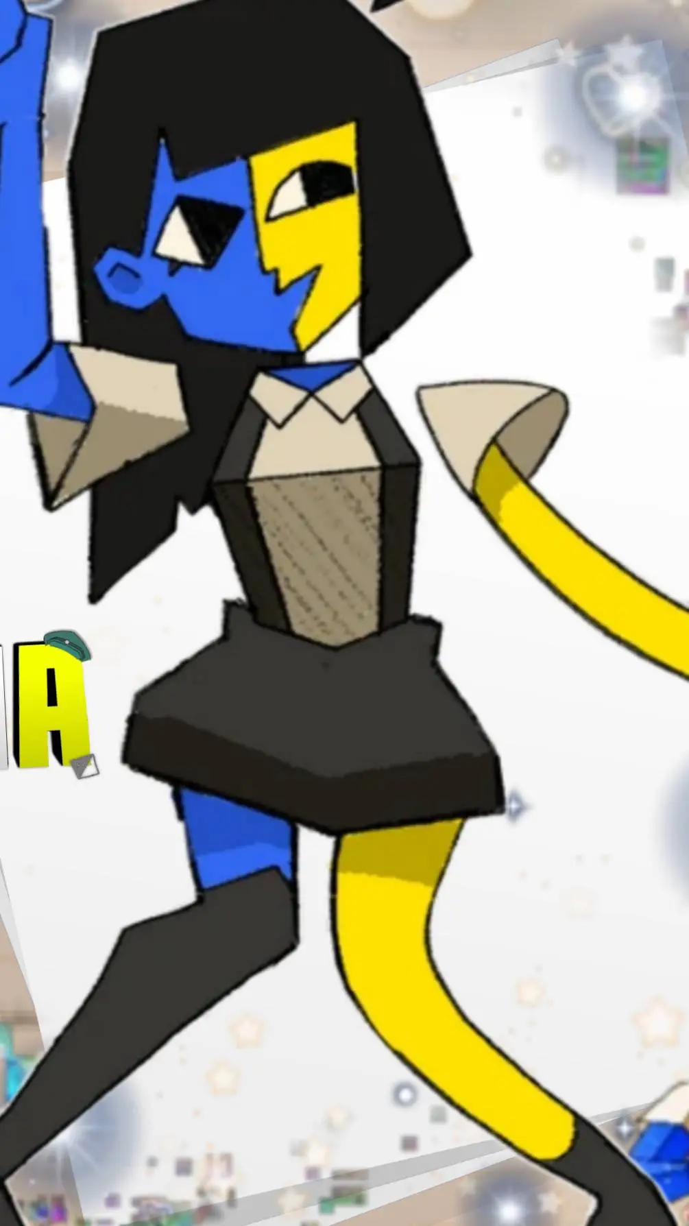 ai character: ★💙💛ENA💛💙★ background