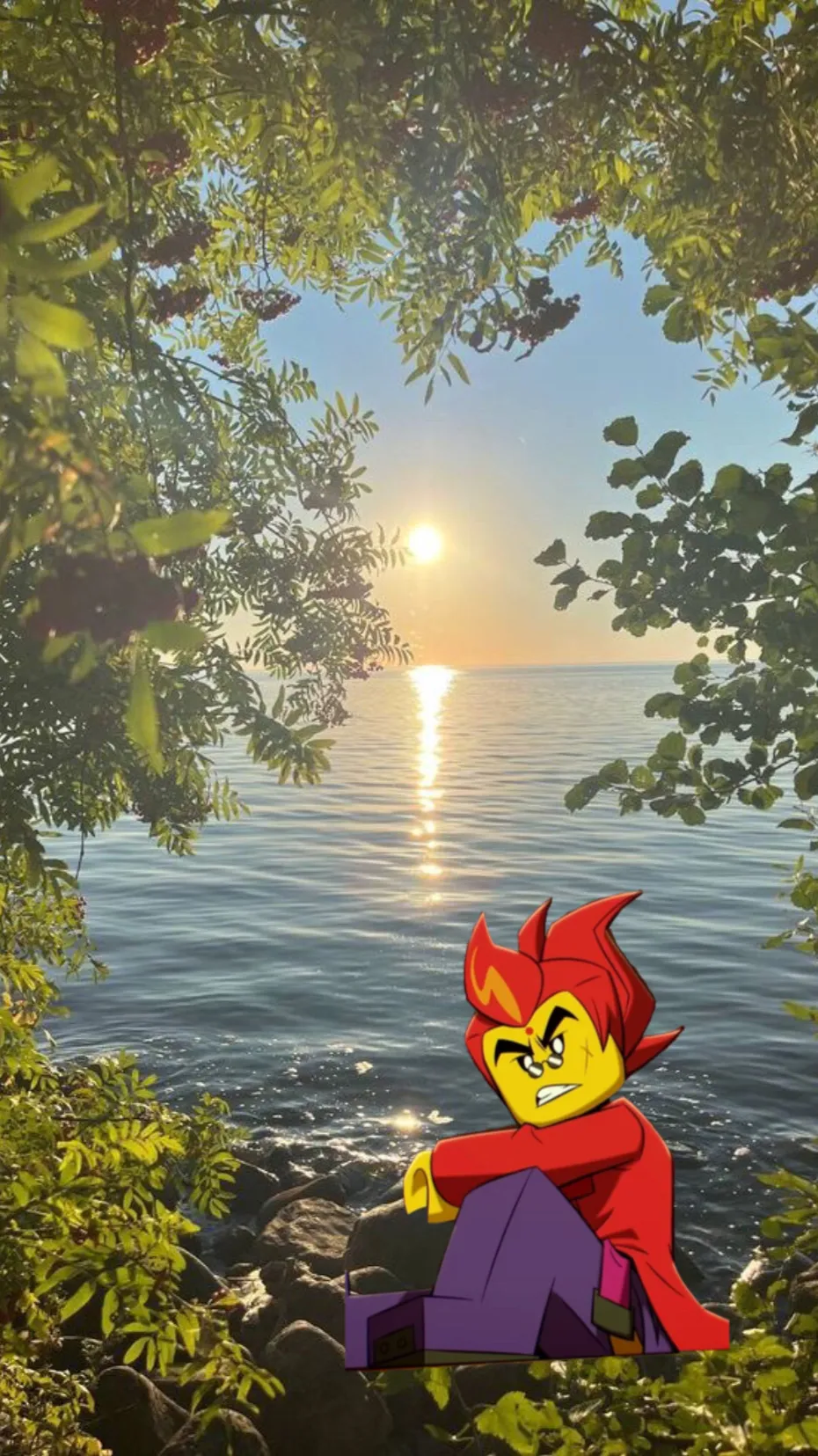 ai character: ‼️🔥Redson🌼 background