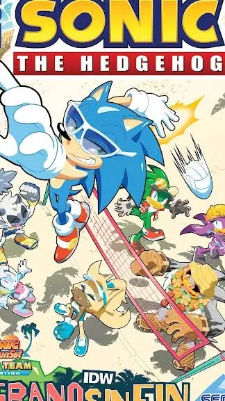 ai character: Sonic y el grupo  background