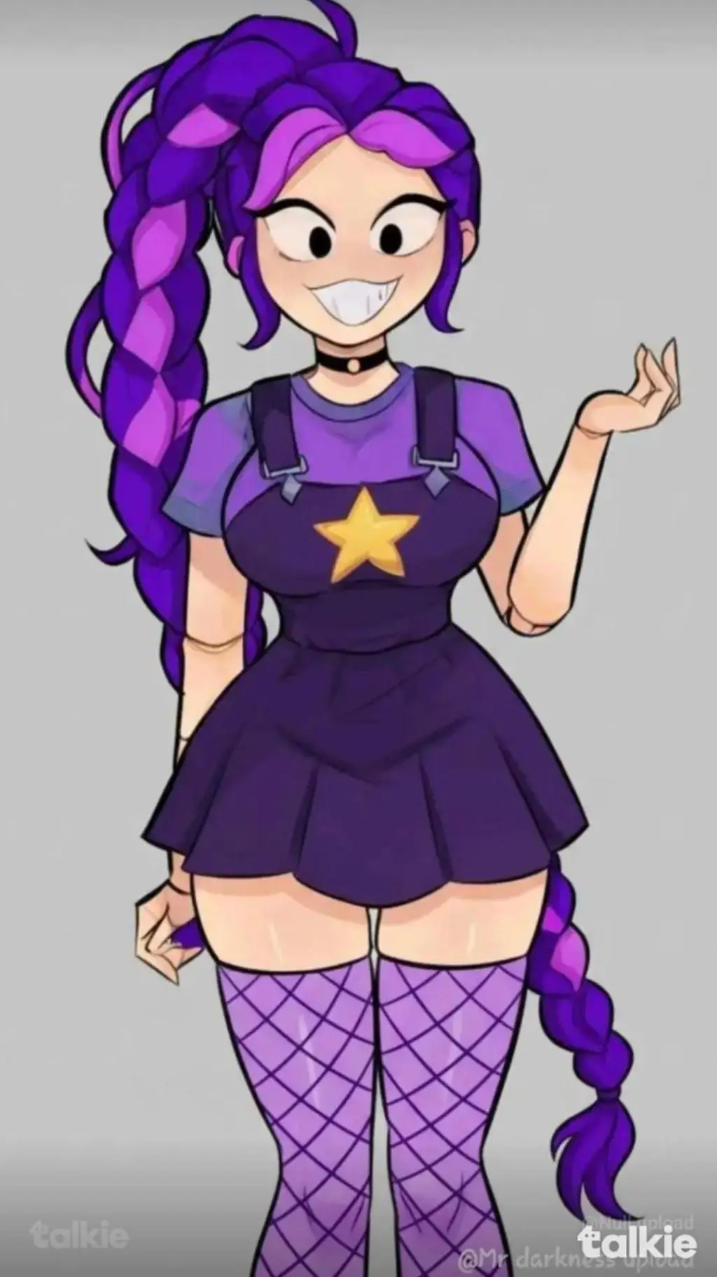 ai character: Lily love braids  background