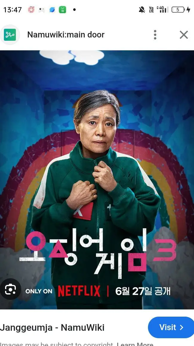 ai character: Jang geum ja  background