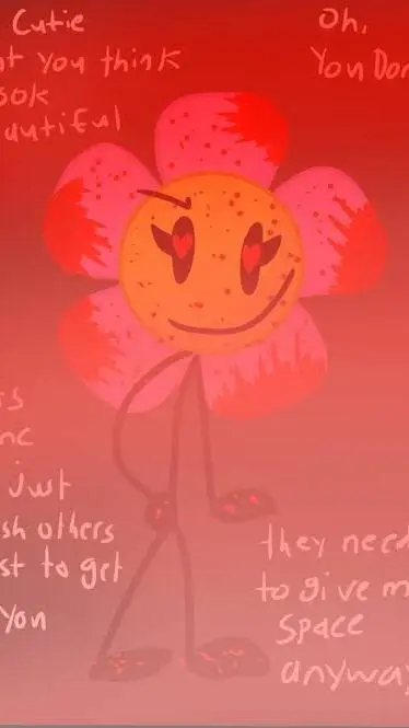 ai character: Yandere Flower background