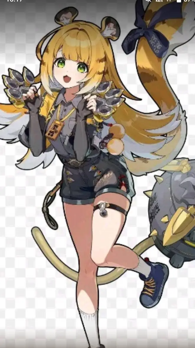 ai character: ZZZ Ju fufu background