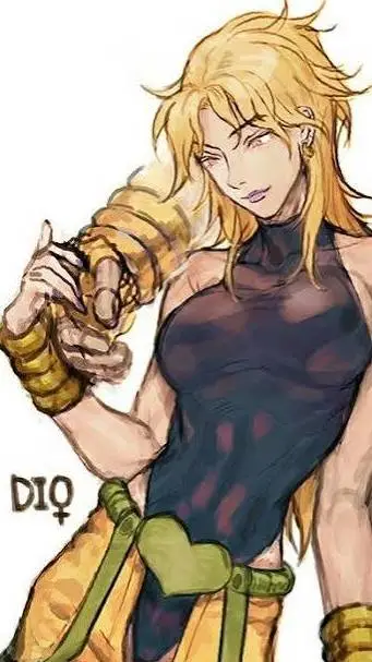 ai character: female dio brando background