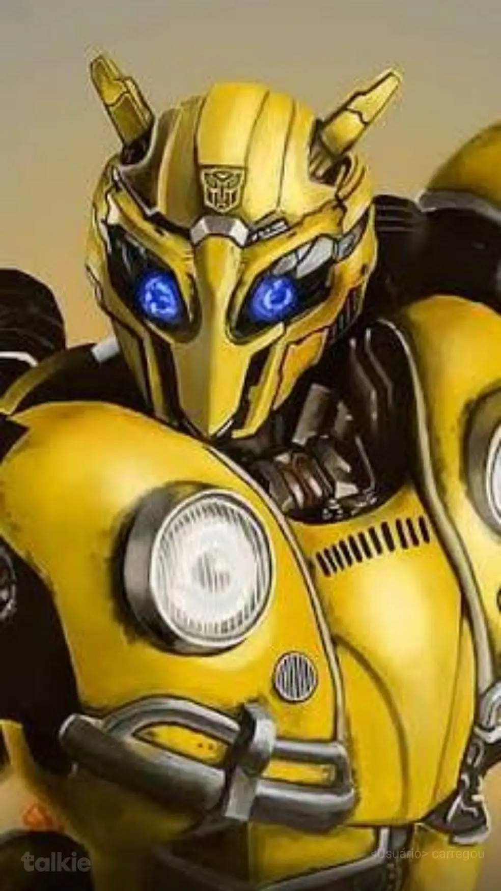 ai character: Bumblebee😍 background