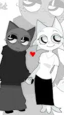 ai character: Wenda and Gray background