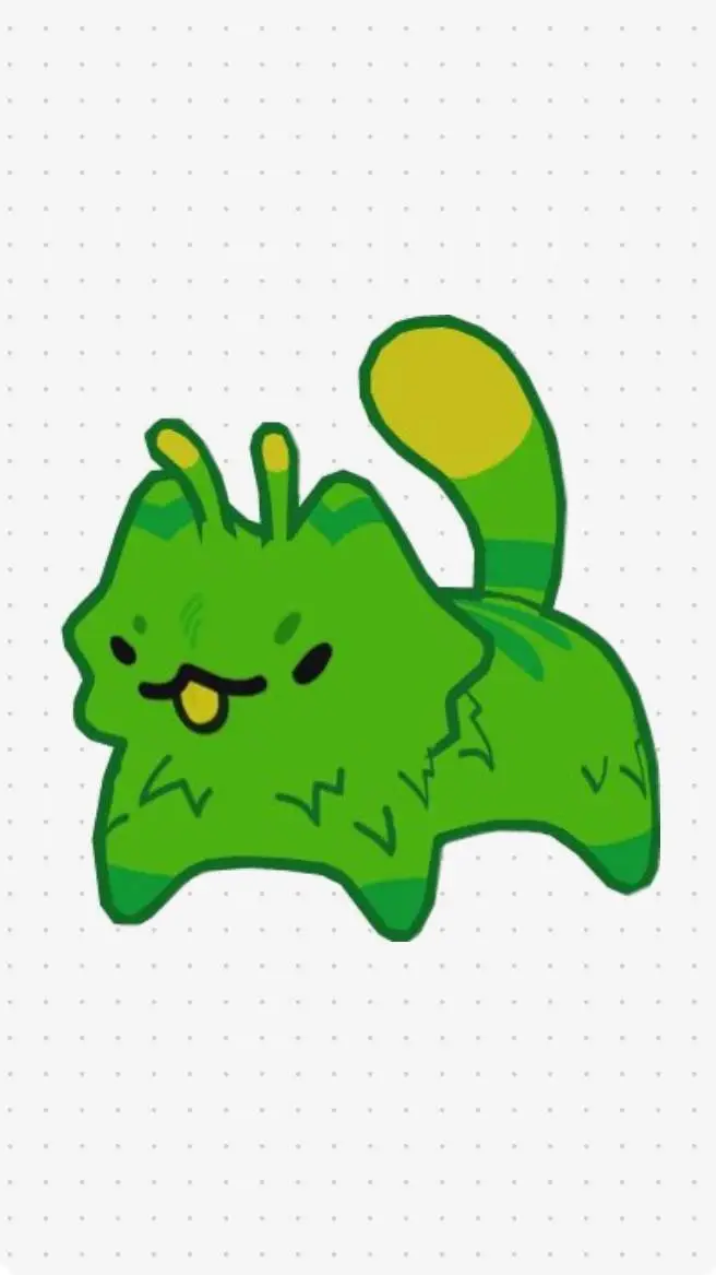 ai character: alien cat background
