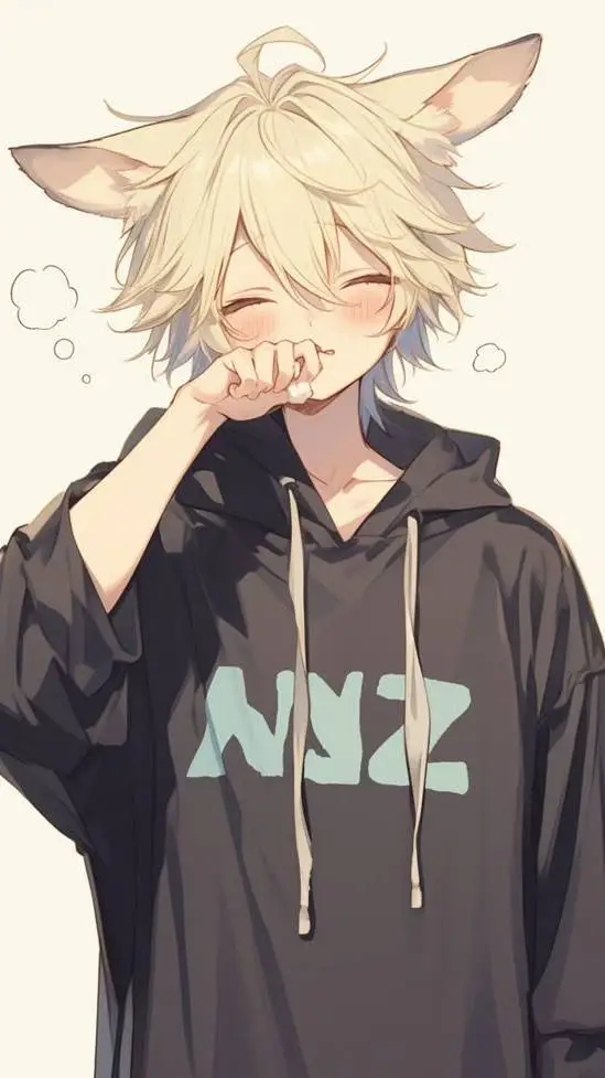 ai character: 🥺Dax🐰 background