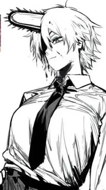 ai character: Denji/♀️ background
