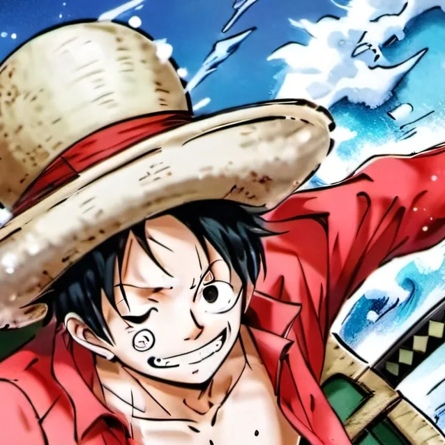 chat with ai character: Luffy and Law