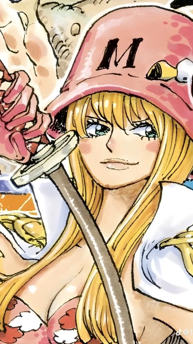 ai character: Kujaku One piece background