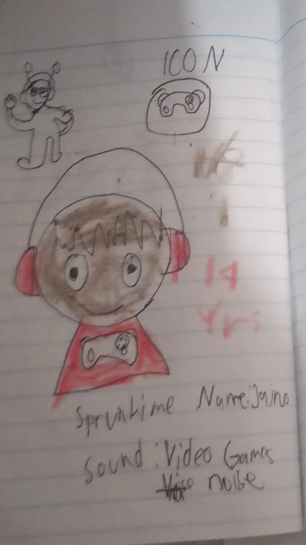 ai character: My oc *gamer* background