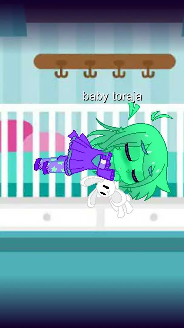 ai character: 👧baby toraja 💚 background