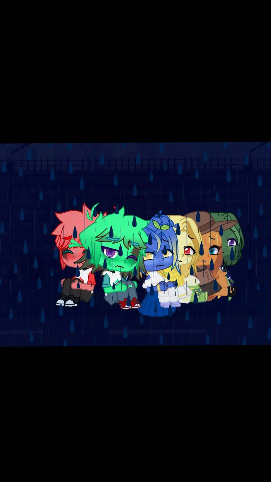 ai character: abundante 💚❤💙💛 background