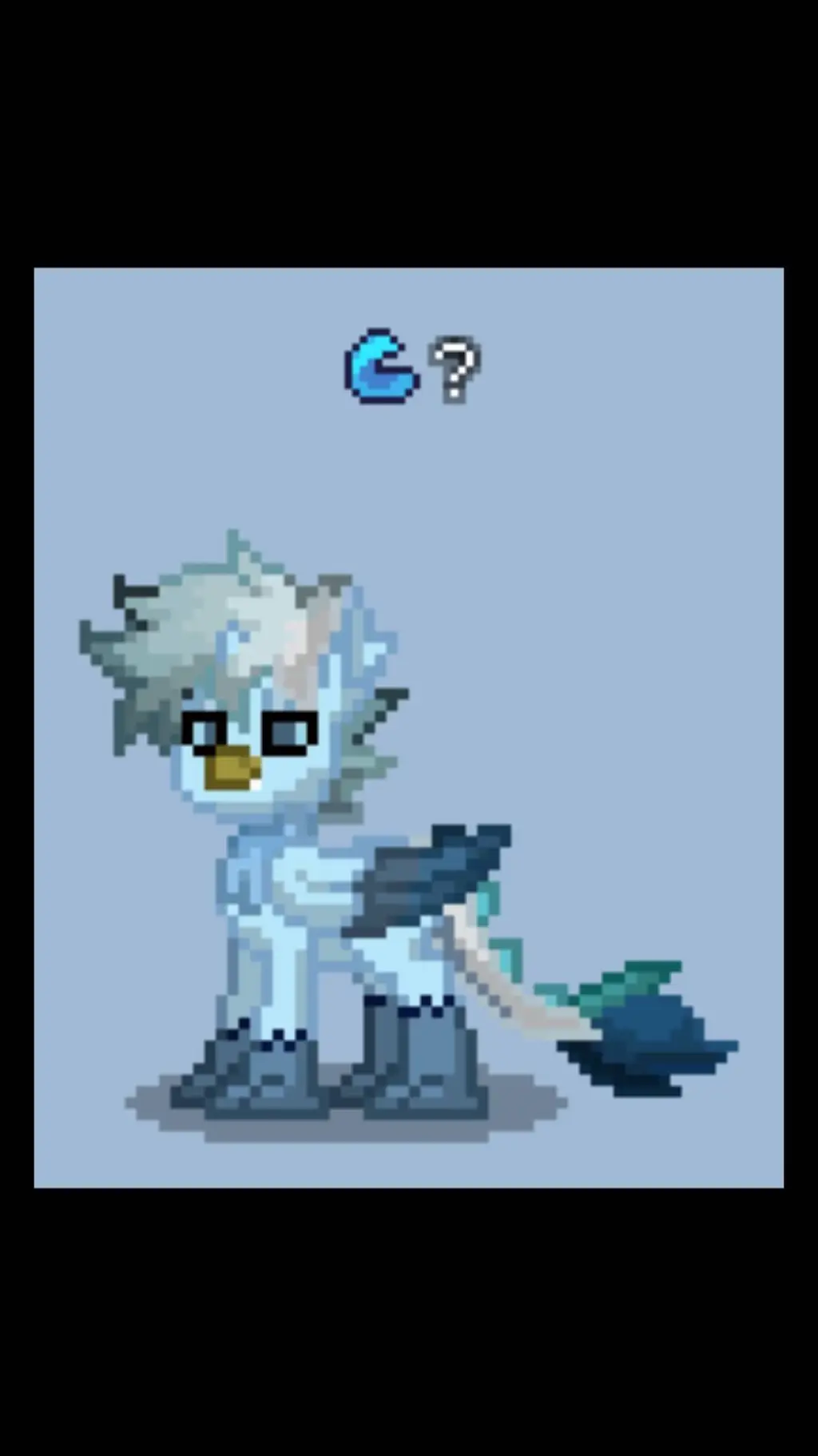 ai character: 🌊⬜ background