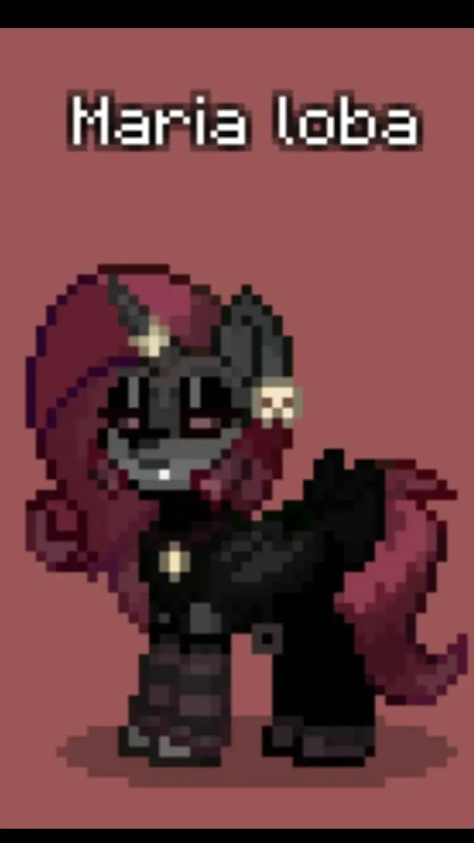 ai character: ❤Maria loba 🐺 background