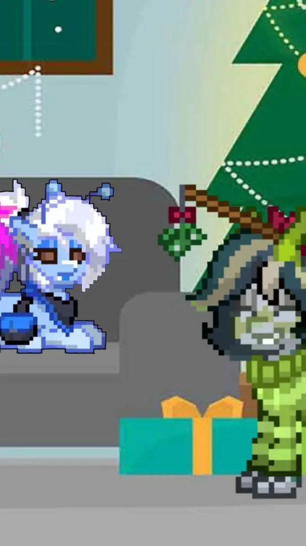 ai character: amigas do Natal 🎄 background