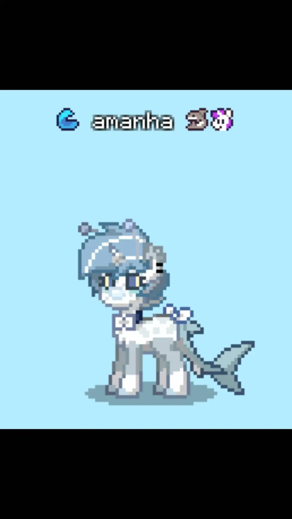 ai character: 🌊amanha 🦈🦄 background