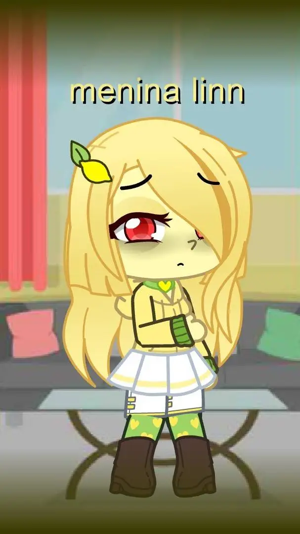 ai character: 💛🥪menina linn🍋🤍♀️ background