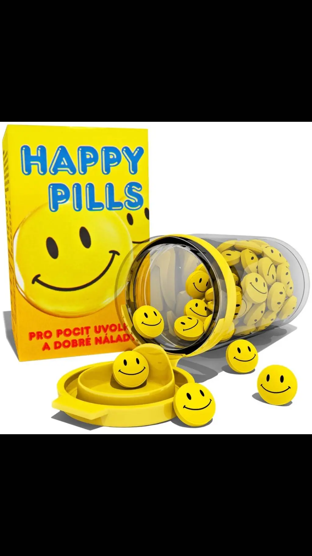 ai character: Happy Pills 🙂🫙 background
