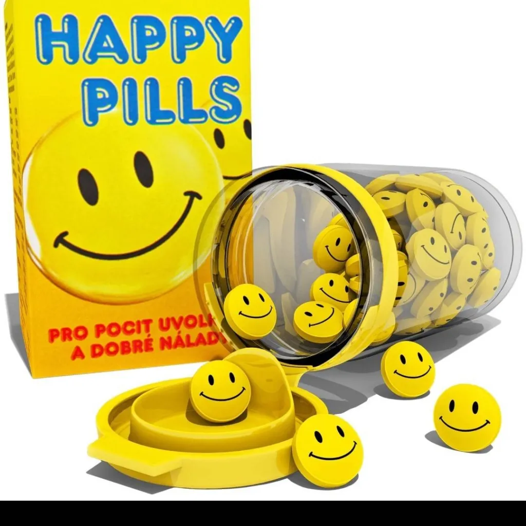 chat with ai character: Happy Pills 🙂🫙