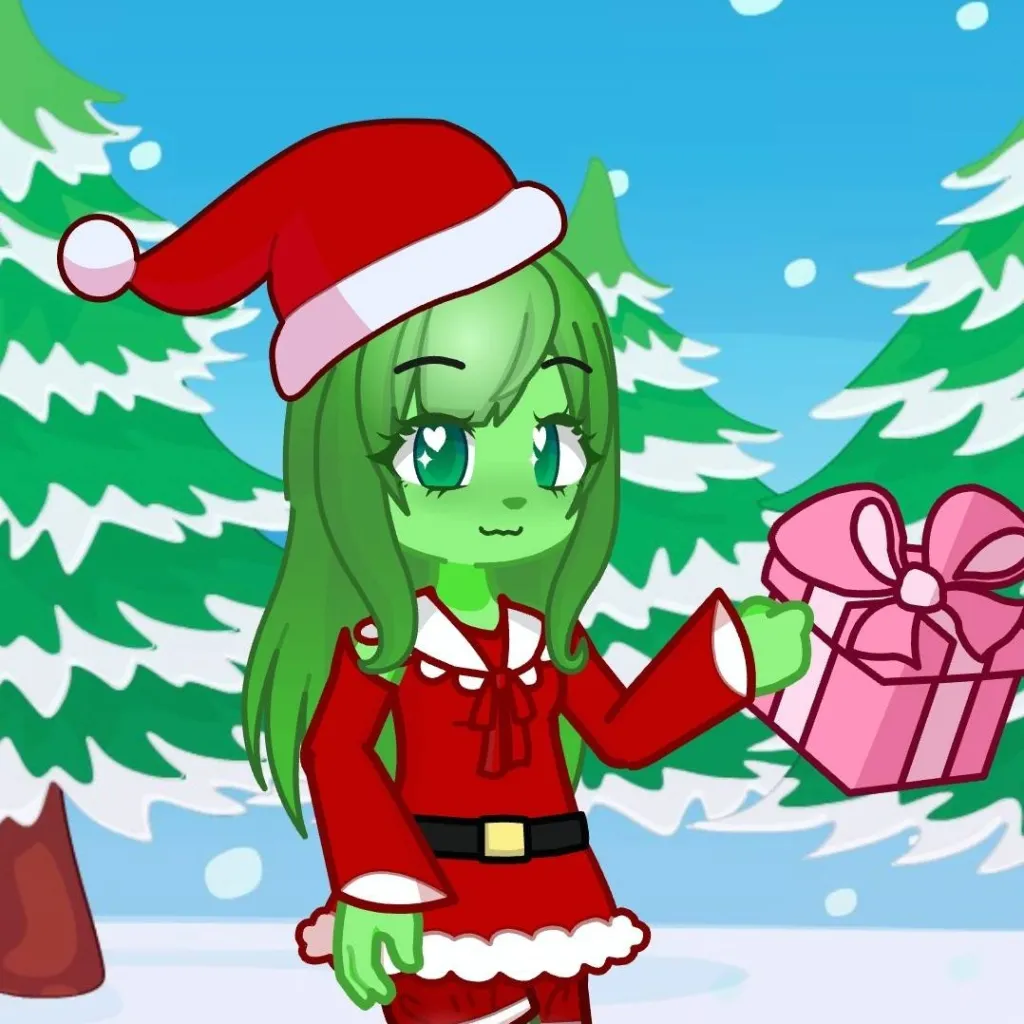 chat with ai character: Grinch girl tf tg💚
