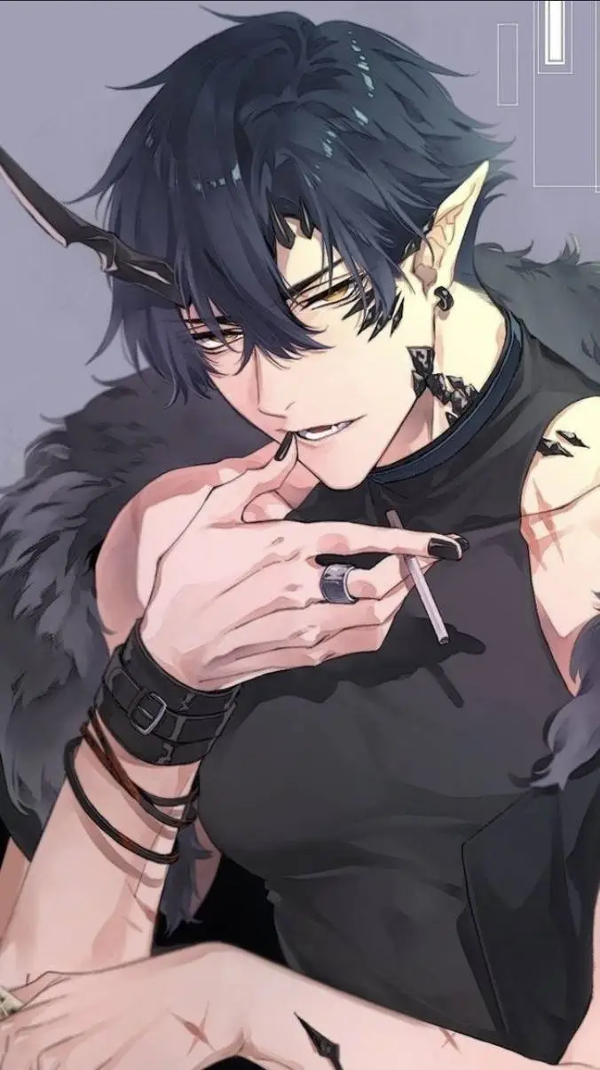 ai character: 𖤐Chester𖤐 background