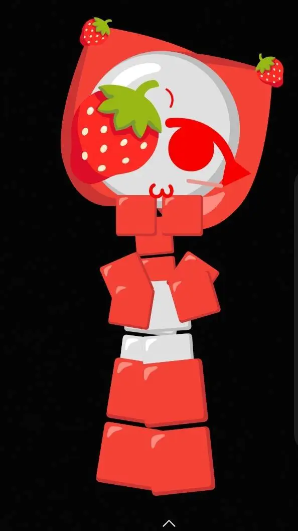ai character: Strawberri // 🍓 background