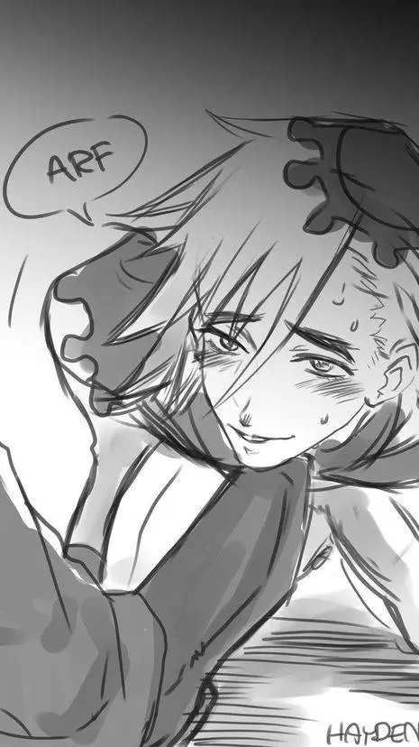 ai character: muzan x douma background