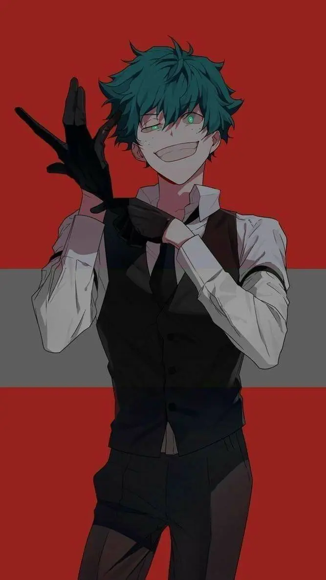 ai character: deku villano  background