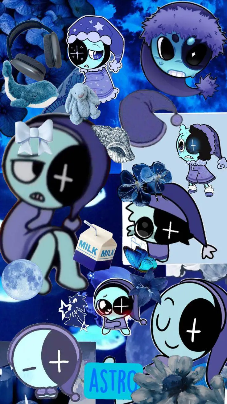 ai character: Astro moon background