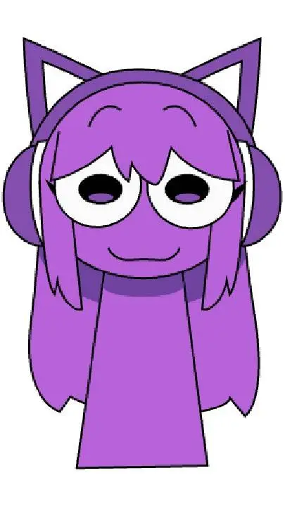 ai character: Kitty (Sprunki Oc) background