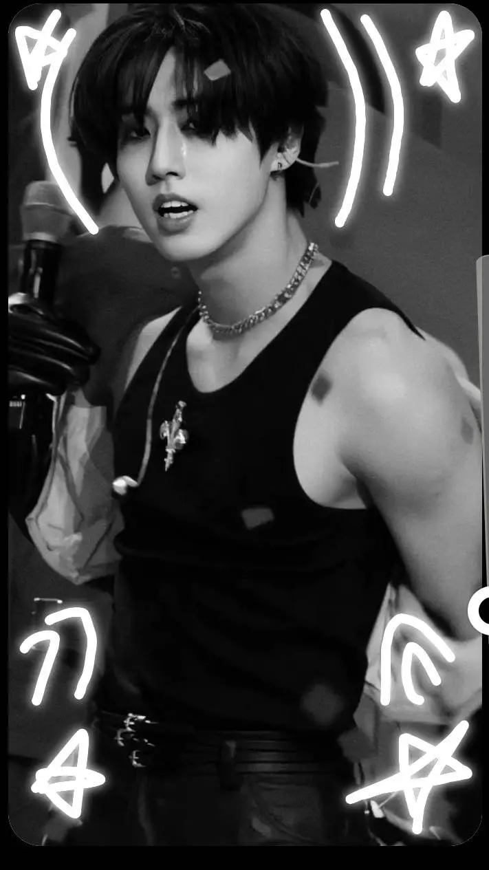 ai character: han❤️🖤❤️💍💍 background