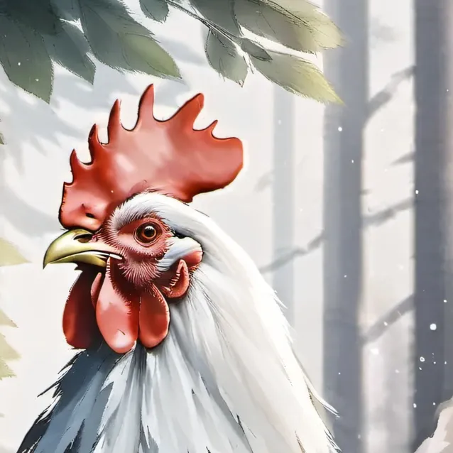 chat with ai character: a chicken 