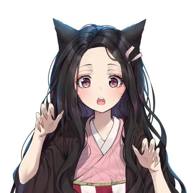 chat with ai character: Cat Nezuko