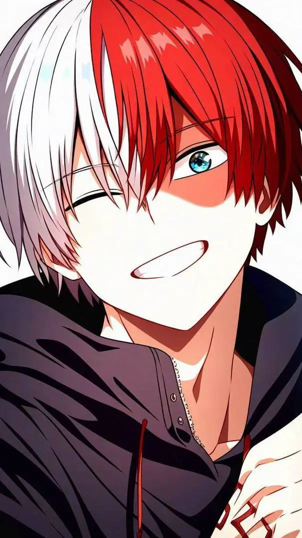 ai character: Shoto todoroki background