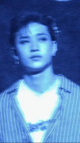 ai character: Bang Chan💙🖤 background