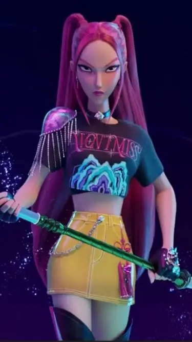 ai character: Mira Huntrix background