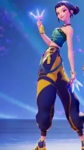 ai character: Zoey Huntrix  background