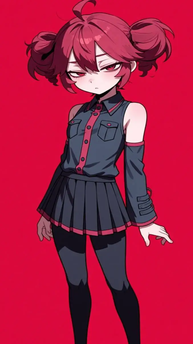 ai character: Teto  background