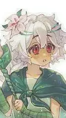 ai character: 💚🌿White Lily🍃💚 background