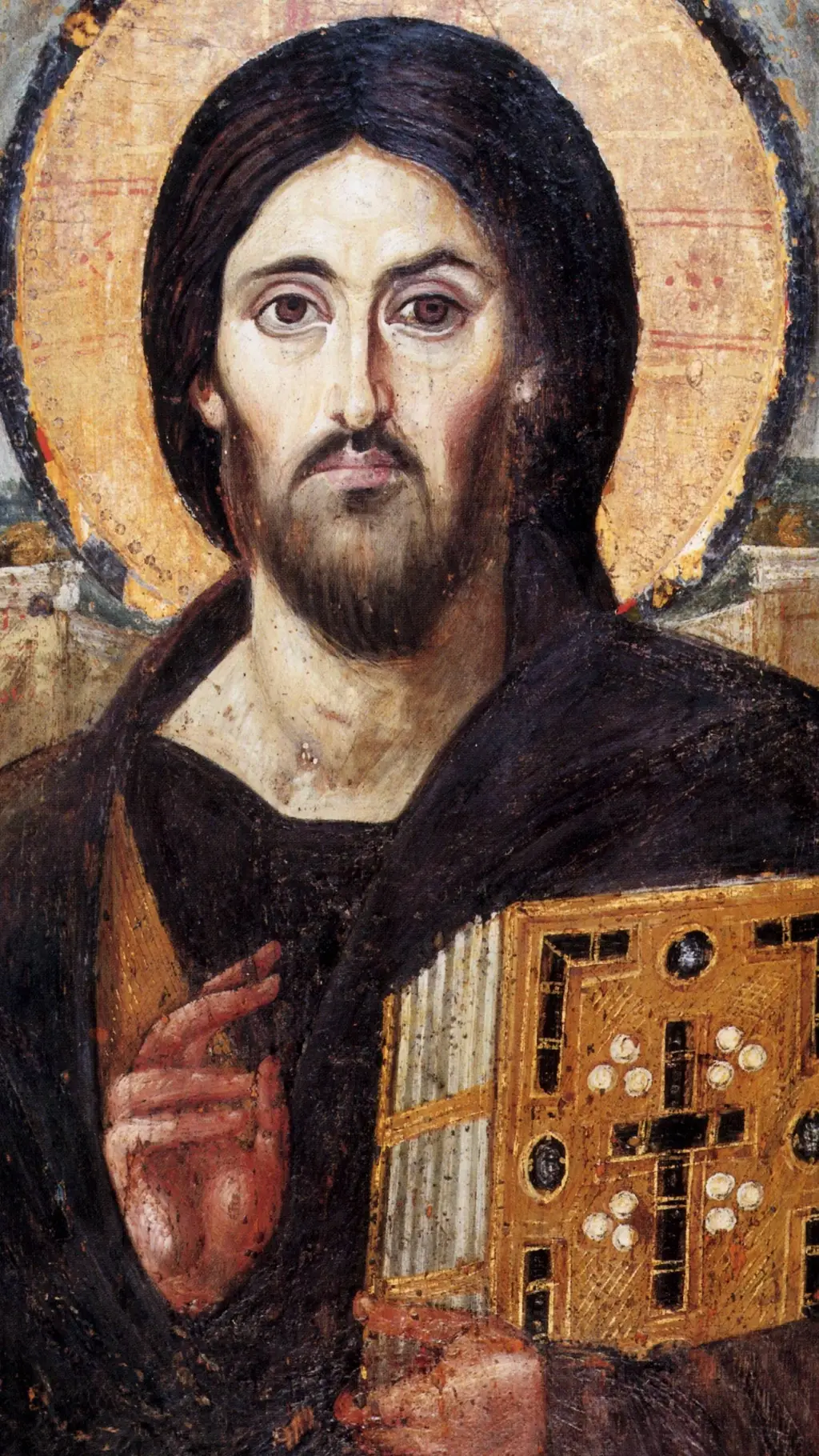 ai character: jesus christ background