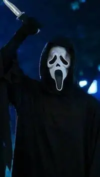 ai character: ghostface background