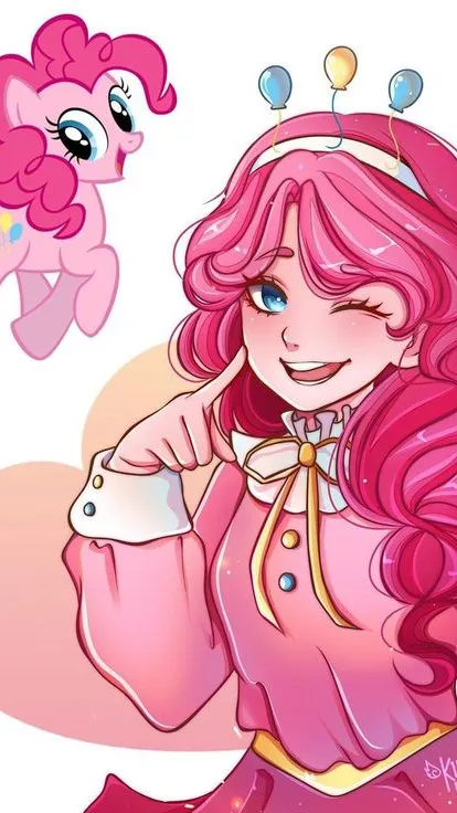 ai character: Pinkie Pie  background