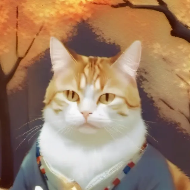 chat with ai character: The mysterious cat